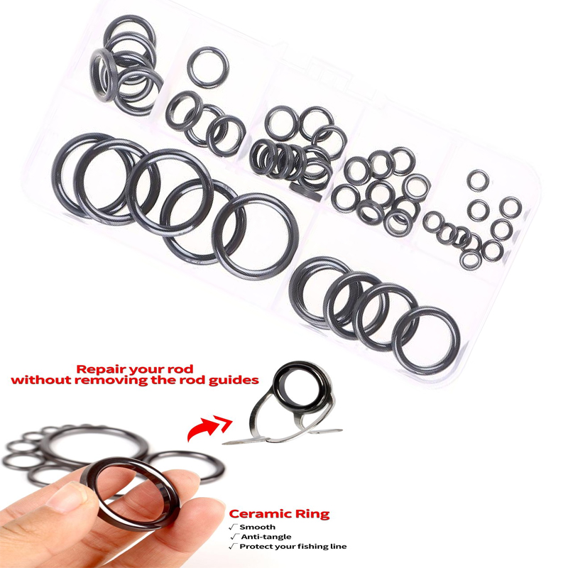Fishing Rod Repair Kit - Niezawodny zestaw naprawczy do wędek; zawiera