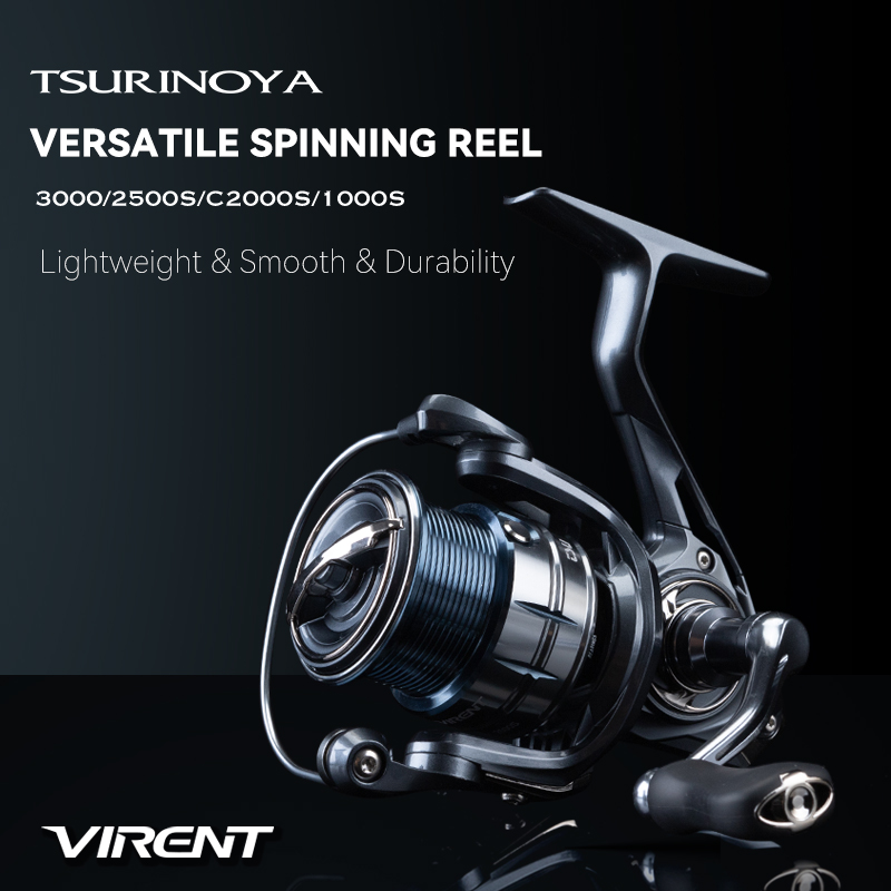 Kastking Reel Zephyr - TSURINOYA Kołowrotek spinningowy VIRENT 1000S C2000S