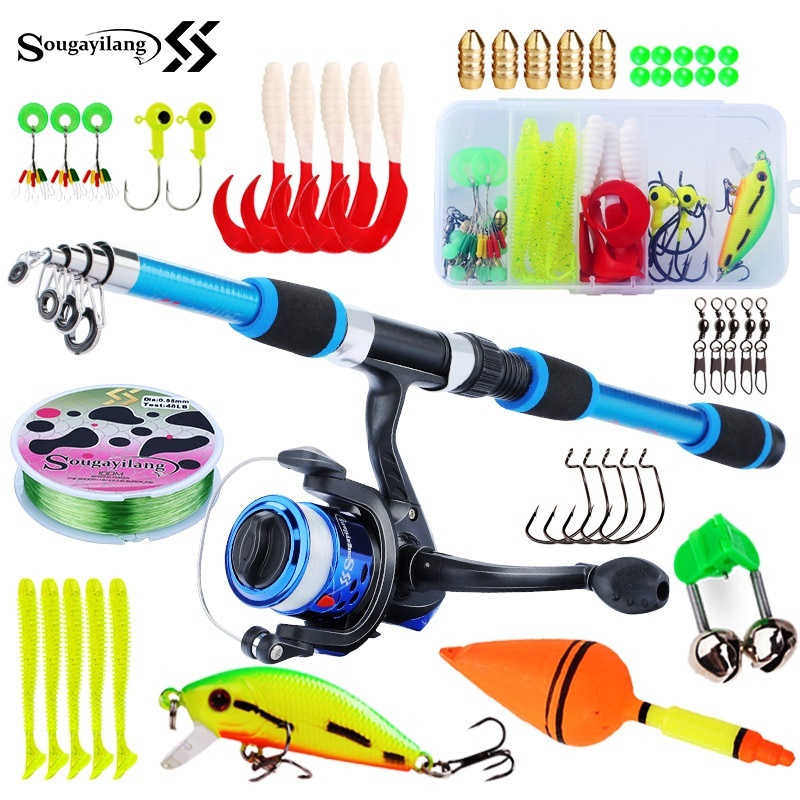 Fishing Rod Boat - Zestaw wędek dla dzieci Sougayilang Pełne