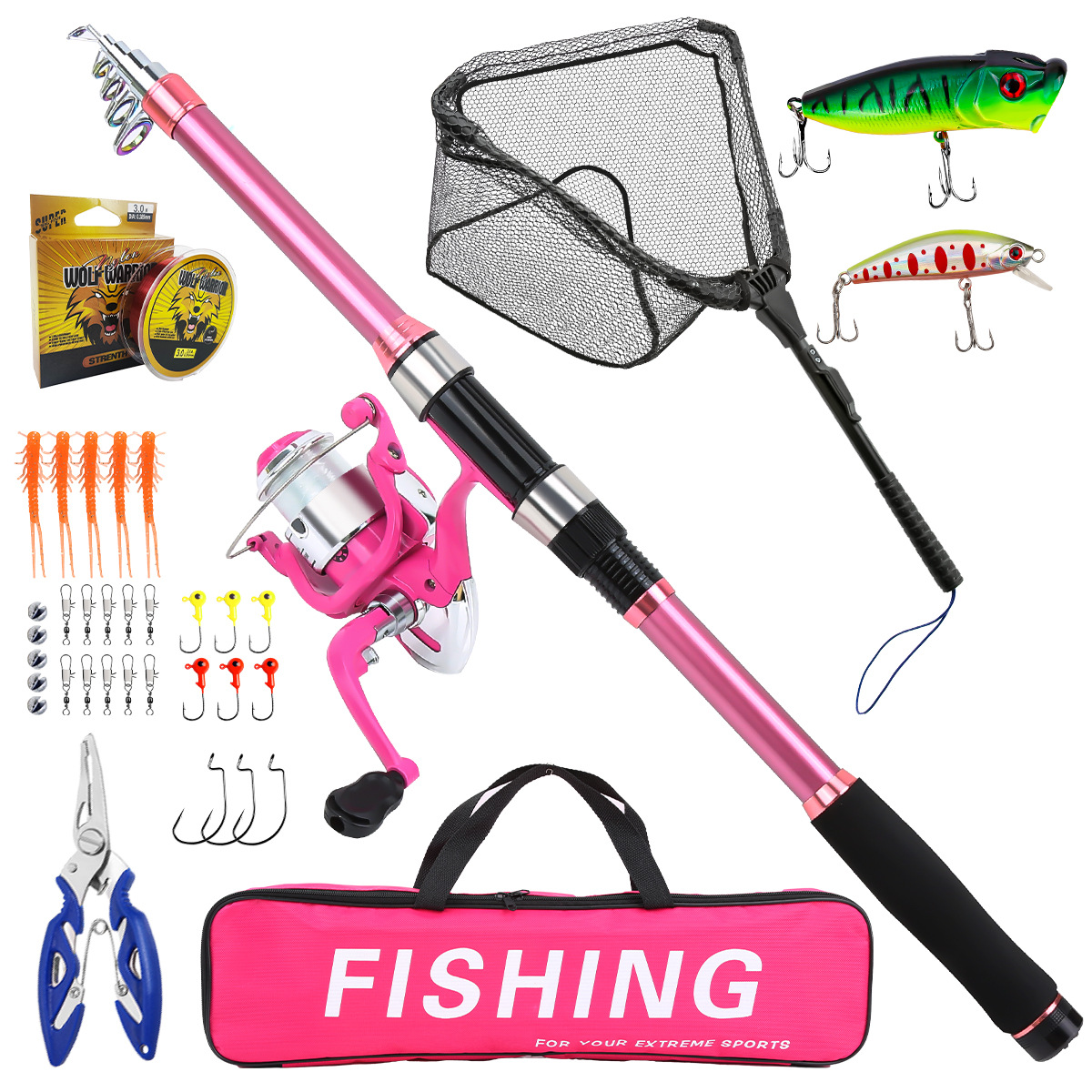 Kompletny zestaw wędkarski z t – Fishing Rod Spinning recenzja i cena